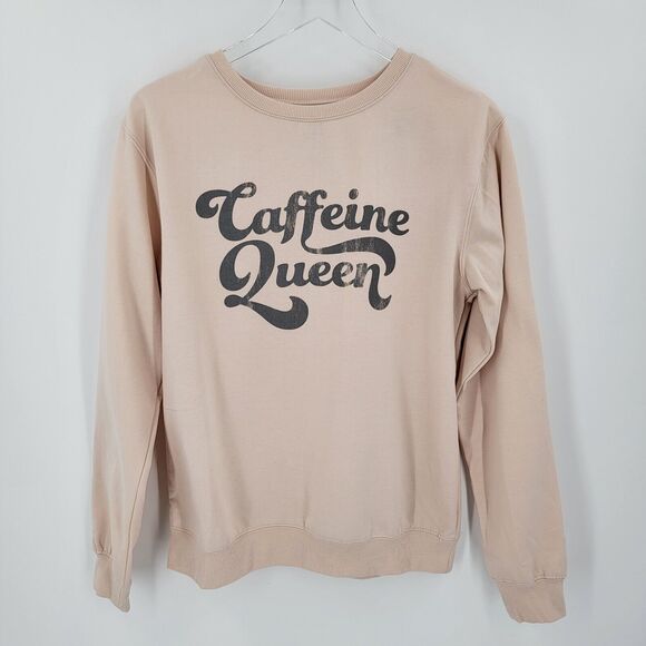 Cold Crush Sweatshirt Juniors Large Caffeine Queen Soft Fleece Pullover NEW - Picture 5 of 9
